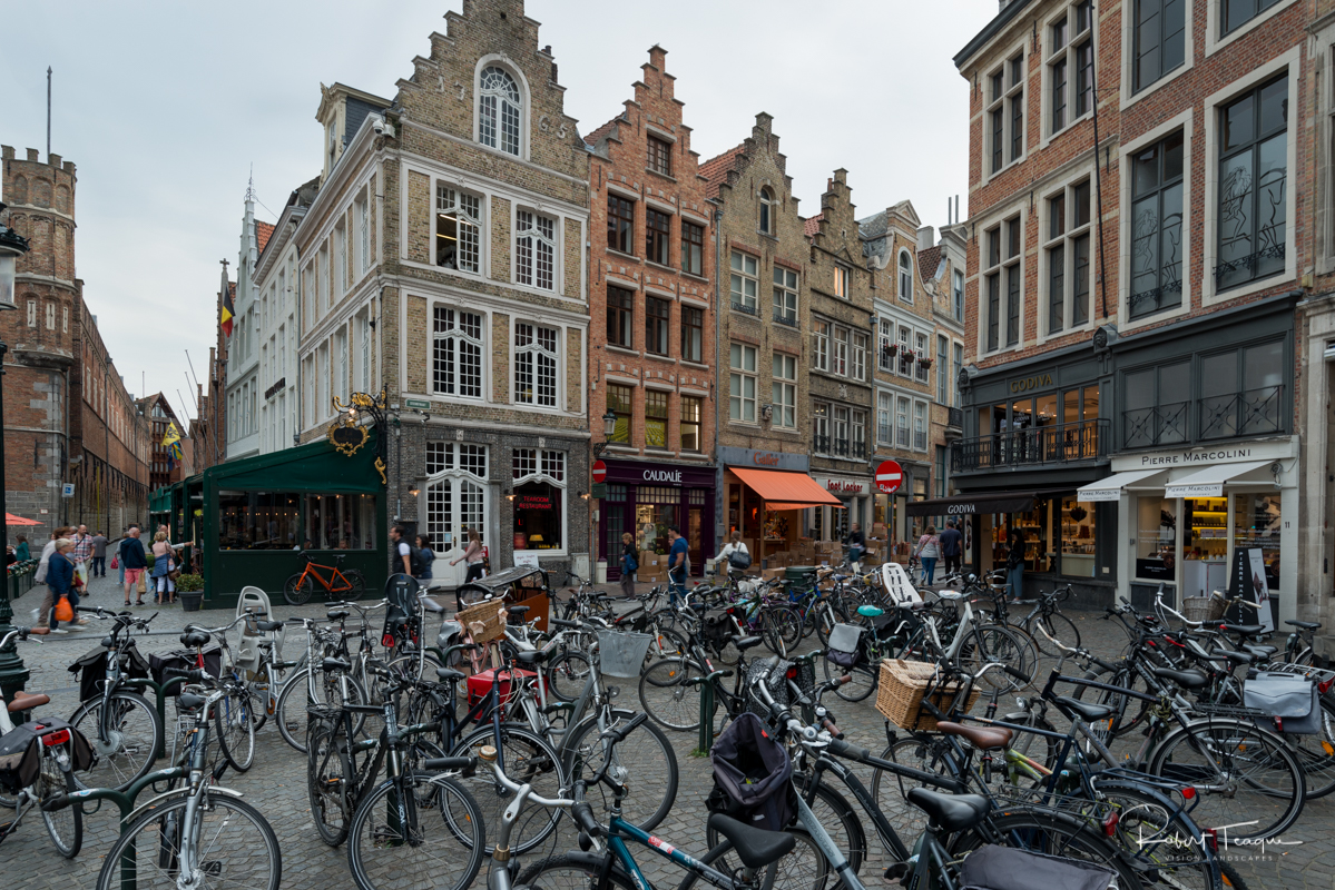 Bicycle Parking in Bruges Markt