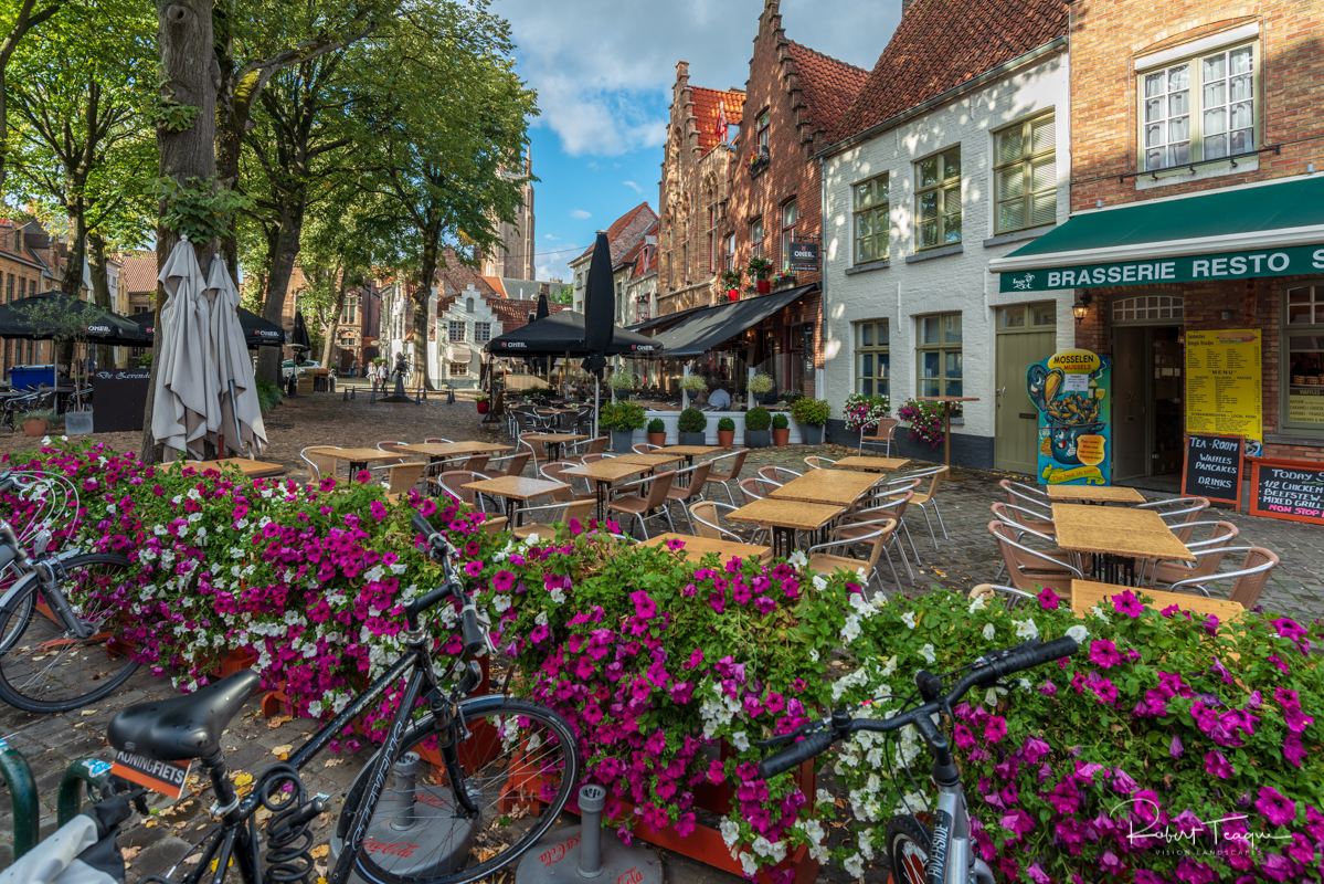 Cafe Scene in Bruges