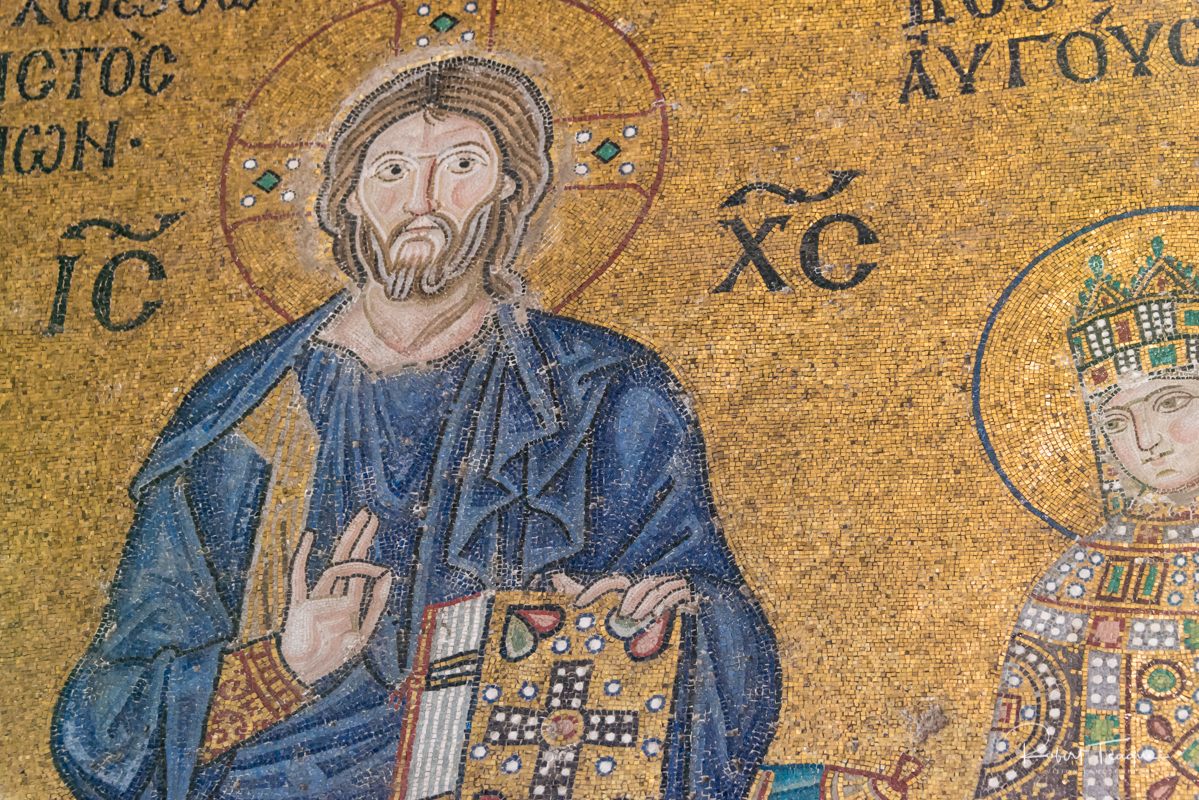 Christ Mosiac in Hagia Sophia