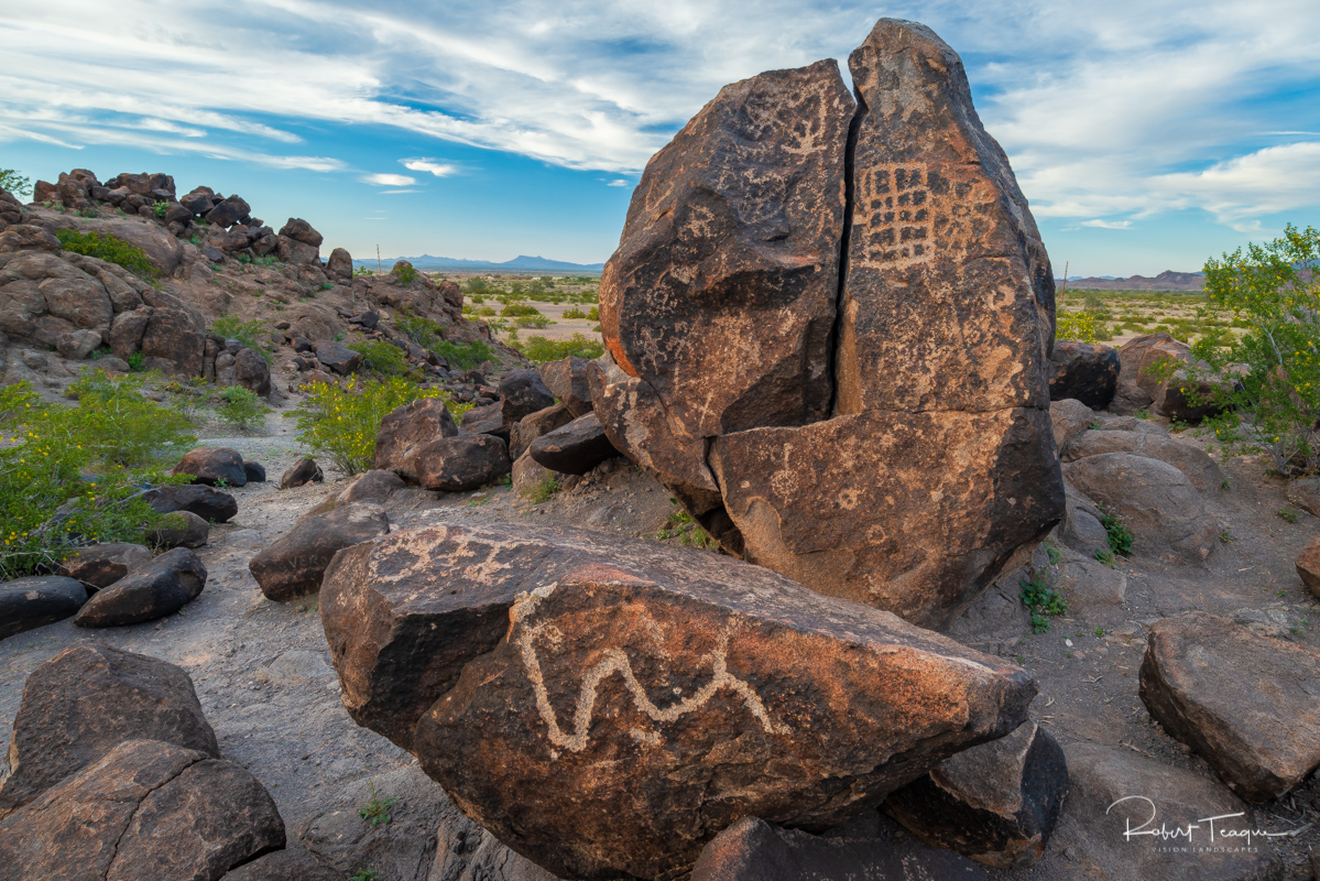 Painted Rock Petroglyph Site near Gila Bend, Arizona