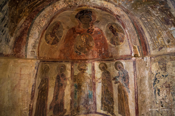 Frescoes in the Panagia Drossiani Church