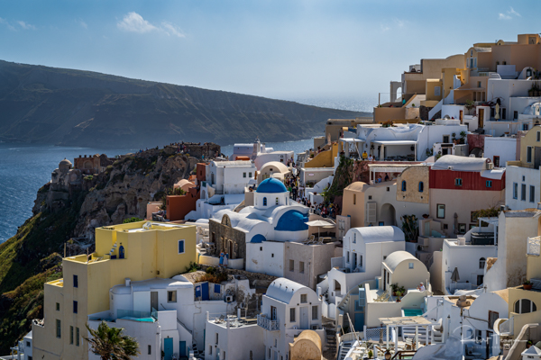 Pastel Color in Oia