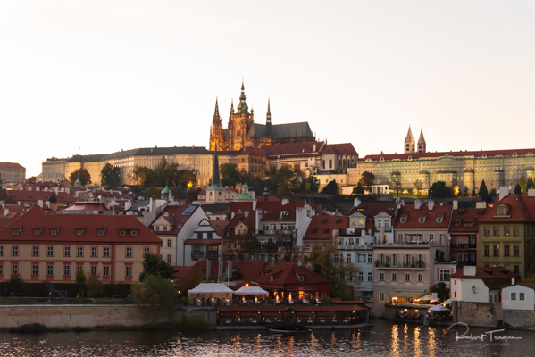 St. Vitus Cathedral and Prague Castle on Hill