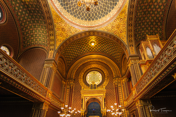 Interior View Spanish Synagogue