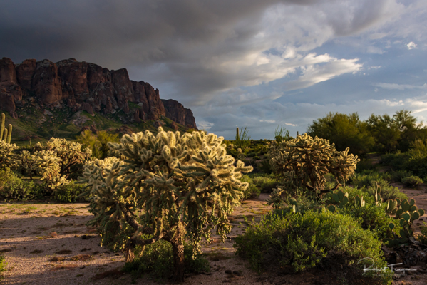 Storm Clouds over Superstition Mountains