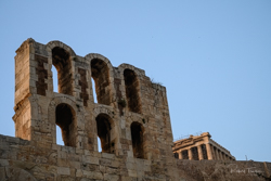The Walls of the Odeon of Herodes Atticus