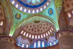 Ceiling Detail in Sultan Ahmet Mosque